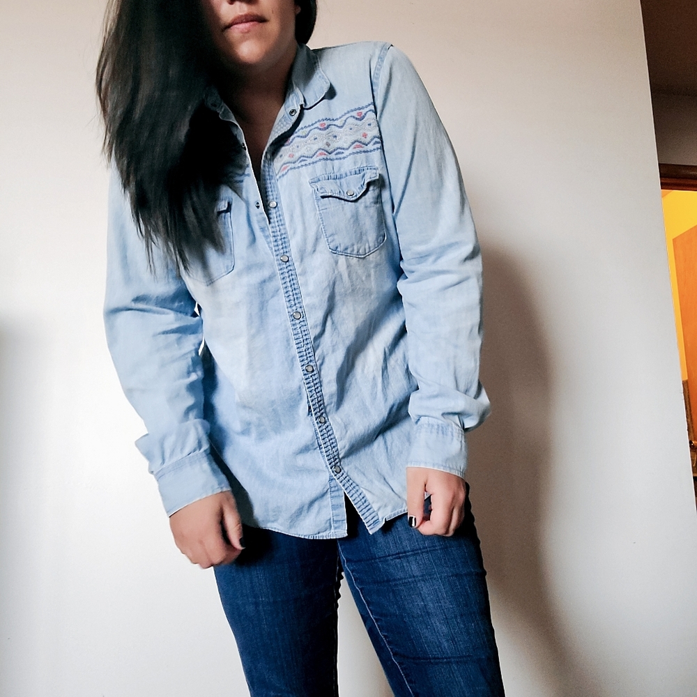 Maurices Pearl Snap Shirt